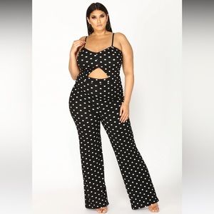 Polka dot jumpsuit
